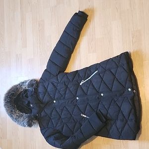 Black Long Women's Jacket (Mid Length)